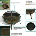 thumbnail image 4 of 24 in Cauldron Steel Fire Pit with Spark Screen, Poker, and Grate, 4 of 8