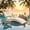 White, variant on YIKEMA HDPE Outdoor Pool Chaise Lounge with Armrests - Set of 2, TEAK