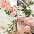 thumbnail image 4 of Artificial Flowers, 25 pcs Artificial Roses with Stems, Fake Flowers, Foam Flowers, Roses Artificial Flowers Pink, 4 of 5