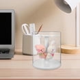 thumbnail image 4 of FUTUREORYY Round Doll Organizer Box Transparent Square Showcase for Plush Dolls Minimalist Design 1Pack, 4 of 8