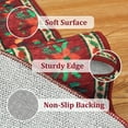 thumbnail image 4 of HOMERRY Xmas Rug Christmas Home Decor Tree Border Area Rug Washable Non-slip 2' x 10' Modern Rug for Kitchen Enterway Indoor Red Carpet, 4 of 5