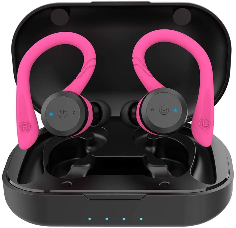 Bluetooth Headphones Stereo IPX7 Waterproof Bluetooth Earphones Wireless Sports 