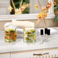 thumbnail image 6 of Ryvnso 2 Pack Qtip Holder Organizer Beautiful Sunflower Bathroom Cotton Swabs Cans Storage Canister, 6 of 7