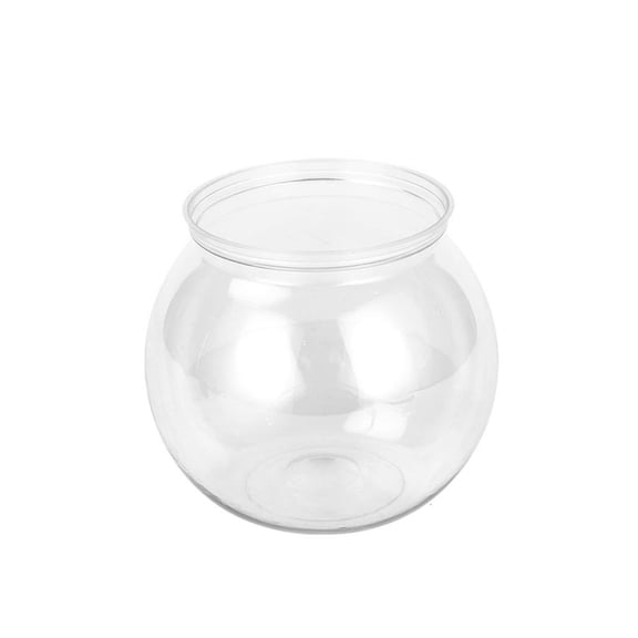 LAIQIEN Plastic Round Bowls Durable Fish Keeper Vase Clear Bubble Planter Terrarium Fish Bowl for Wedding Event Home Decor