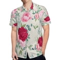 thumbnail image 4 of High Quality Hawaiian Shirts for Men Short Sleeve Aloha Beach Shirt Floral Summer Casual Button Down Shirts Blouses 9XE4DJ, 4 of 7