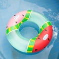 thumbnail image 3 of 1pc Adults Watermelon Swimming Ring Double Color Swimming Ring (Assorted Color), 3 of 8