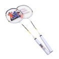 thumbnail image 3 of DYNWAVECA 2Pcs Badminton Racquet Set Interactive Toys Durable Aluminum Alloy Double Racquets Badminton Rackets for Outdoor Sports Beach, 3 of 10