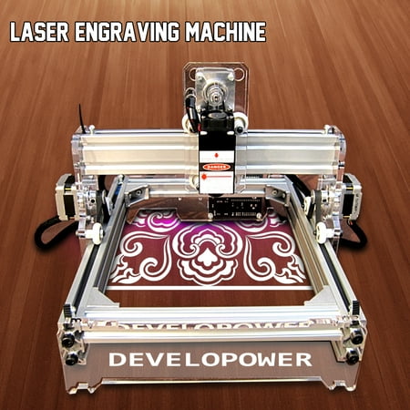 2000mw DIY Laser Engraving Machine Laser Engraver Cutter Printer Self-assembly