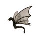 thumbnail image 4 of Colgante de Resina de Vidrio de Color Dragón Volador, 4 of 5