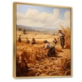 thumbnail image 2 of Designart "Jean Francois Millet s The Harvesters" Country Charm Floater Framed Canvas Art Print, 2 of 7