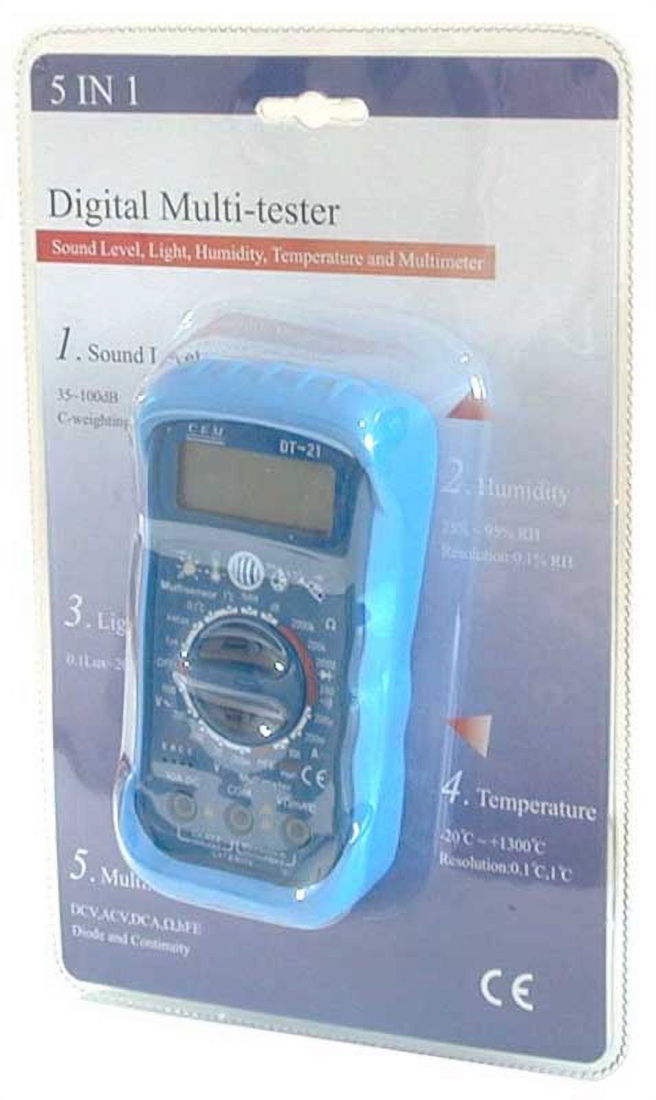CEM DT-21 Thermometer Light Humidity Sound Multi Meter 5-in-1 NEW
