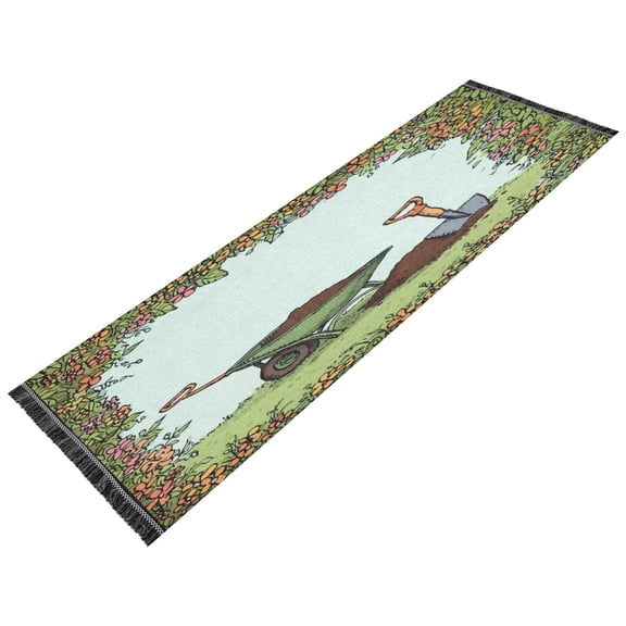 Vintage Modern Runner Rug,Non Slip Machine Washable 72"x23.5" Polyester Material Pet-Friendly Durable,Applicable to Entryway Rug Living Room Rug Filled with Soil