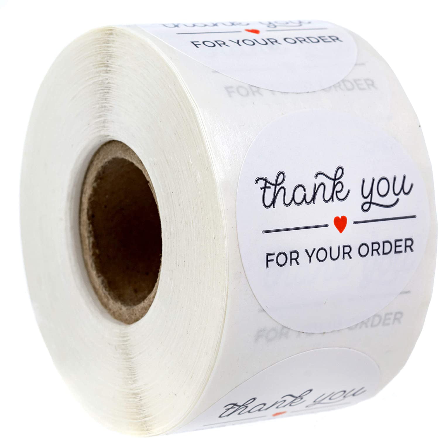 Envelopes Bubble mailers 1 roll 500pcs 1‘’ Thank You Stickers for Gifts Bags 