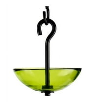Mosaic Birds M386-200-01 Single Hanging Poppy Feeder, Lime