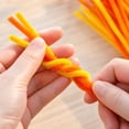 thumbnail image 5 of Chenille Stems, Orange Yellow Fall Tone Pipe Cleaners, 500 Pack Craft Pipe Cleaners for DIY Art Craft Projects, Kids Holiday Crafts, Halloween Christmas Fall Indoor Home Decoration, 5 of 7