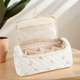 thumbnail image 2 of Waterproof Travel Toiletry Bag, Polyester Makeup Storage Organizer for Women (style6), 2 of 7