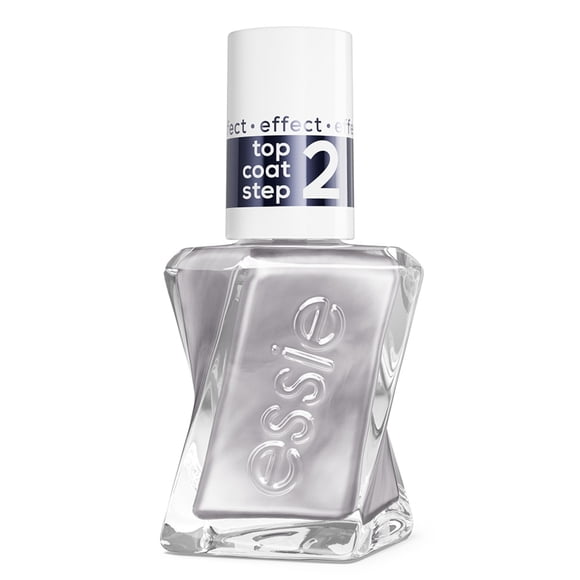 Essie Gel Couture Nail Polish Metallic Glaze Top Coats, Shade: Glazed Chrome