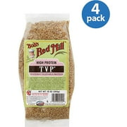 Bob's Red Mill Textured Vegetable Protein Powder, Unflavored, 12g Protein, 10.0oz, 4 Pack