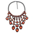 thumbnail image 3 of Luxurious Bohemian Crystal Statement Necklace - Multicolor, 3 of 21