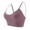 Watermelon Red, variant on WAGUTH Women's Ribbed Camisole Sports Bras Thin Strap Wirefree Removable Pads Scoop Neck Comfort Yoga Gym Workout Bralettes