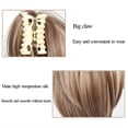 thumbnail image 4 of Extensions de Cheveux en Queue de Cheval avec Pince à Griffes Synthétiques Chignon Droit, 4 of 7