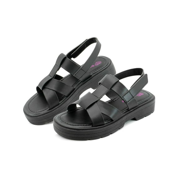 Sandalia Tropicana Para Niña Tipo Gladiadora Contactel Negro negro 25