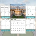 thumbnail image 4 of European Targets 2026 Calendario de Pared / 12" x 24" Abierto para Colgar Mensualmente / Papel Grueso y Resistente / Da un Paseo por Europa / Calendario de Planificación Familiar, 4 of 6