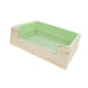 thumbnail image 1 of Comedero de heno para conejos 2 en 1, pesebre para conejos, soporte de heno de madera con inodoro para chinchillas, conejos, animales pequeños, coneji inodoro verde, 1 of 10