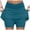 Blue, variant on GEWSEY Women Tennis Skirt with Pockets Shorts Crossover High Waisted Golf Athletic Skorts Workout Skirts (Navy, L)
