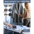 thumbnail image 5 of Portable Travel Steamer for Clothes, 1200W Garment Steamer & Iron, Fast 10s Heat-Up, Vertical & Horizontal Use, Compact for Home, Office & Travel (110–120V), 5 of 8