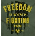 thumbnail image 2 of Freedom Fight Tactical American Flag Men's Graphic T Shirt Tees Brisco Brands S, 2 of 6