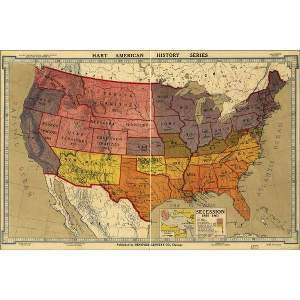 List 92+ Images maps of the us during the civil war Stunning