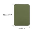 thumbnail image 2 of Uxcell Fabric Patch Iron-on Patches 4.1"x3.0" for Clothes , Pants, Bags Repairing and Decoration Pack of 20 Army Green, 2 of 7
