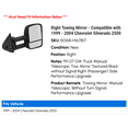 thumbnail image 2 of Right Towing Mirror - Compatible with 1999 - 2004 Chevy Silverado 2500 2000 2001 2002 2003, 2 of 2