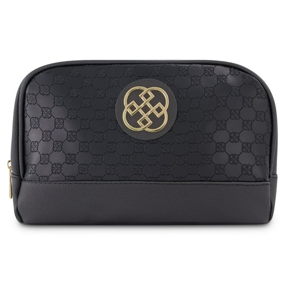 Daisy Fuentes Large Dome Flat Makeup Pouch Toiletry Bag for Women