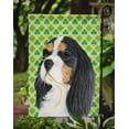 thumbnail image 3 of Carolines Treasures LH9189-FLAG-PARENT Cavalier Spaniel St. Patricks Day Shamrock Portrait Flag  multicolor, 3 of 3