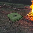 thumbnail image 2 of ZHAOCHENG Taburete de camping portátil plegable con bolsa, color verde, 2 of 5