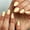 yellow, variant on Chrome Hot  Press  Nails Short Oval, 32 count Thick Glazed Cute  Nails with Sparkle Mirror Design, Shiny Glitter Glue  Nails Almond, Gel  Press ons with Glue for Fingernail