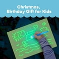 thumbnail image 3 of Noa Store Fun Drawing Pad Board Glow in Dark with Light for Kids Painting Board Educational Toy and Developing Drawing or Writing Skills, 3 of 8