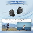 jixopn 3 Pairs Earbuds Wingtips AntiSlip Silicone Replacement Wingtips