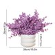 thumbnail image 3 of Indoor Fake Plants Small Artificial Eucalyptuss Plants White Flower Pots Suitable For Bedroom Home Decor Simulation Plant Decoration, 3 of 6