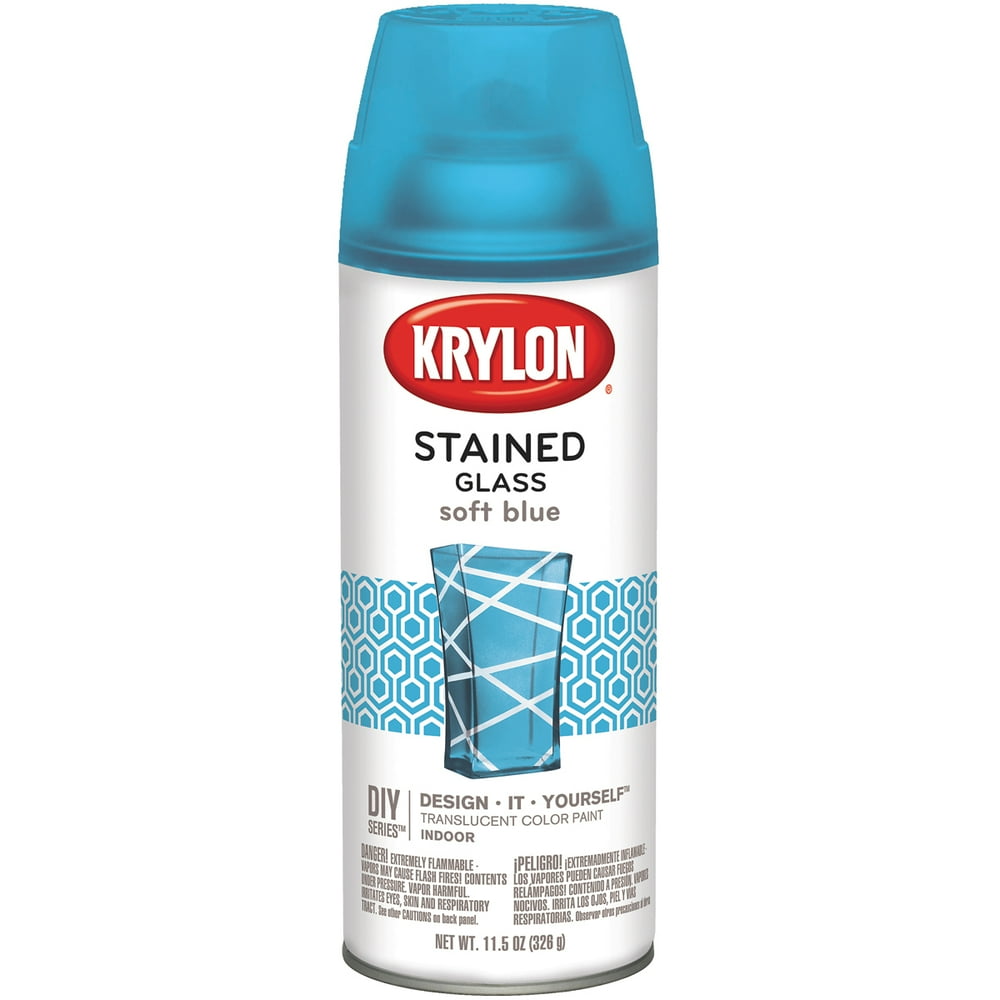 Krylon Stained Glass Paint 11.5oz Soft Blue