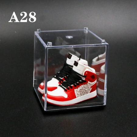 

3D Mini Basketball Shoes Mania Model Creative Hollow Sneakers Souvenir 3D Car Trim Decoration Gift