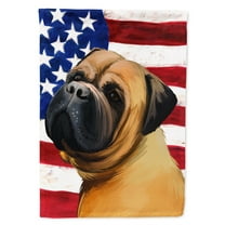 Carolines Treasures CK6469CHF Bullmastiff Dog American Canvas House Size Outdoor-Flags, Multicolor