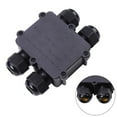 thumbnail image 1 of Junction Box Cable Sleeve IP68 Waterproof Connection H Socket 4-Way Black, 1 of 5