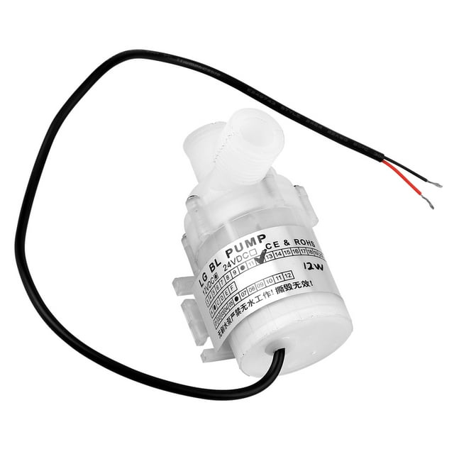 Minibomba de agua sumergible Bling Bling ultra silenciosa 12 V CC 12 W color blanco