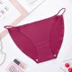thumbnail image 1 of VISgogo, bragas ultrafinas sexis para mujer, ropa interior de cintura baja con tirantes finos sin costuras de Color sólido a la moda VISgogo  moda, 1 of 5