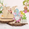 thumbnail image 4 of Wisremt Contemporary Easter Multicolor Wood Centerpiece Decoration, 4 of 7