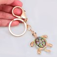 thumbnail image 3 of GOOHOCHY Turtle Rhinestone Keychain with Sparkling Pendant, Stylish Bag and Key Accessory, and Elegant Charm, 3 of 8
