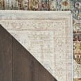 thumbnail image 6 of Nourison Petra Blue 3'11" x 5'11"Area Rug, Traditional, Persian, Easy Cleaning, Non Shedding, Bedroom, Living Room, Dining Room, Kitchen, (4' x 6'), 6 of 9